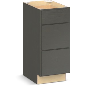 RELIABILT Parkstone II Vanity Base, Slate Stained, 15" W, 3 Drawers, Fully Assembled - 641201 | Lowe's Pro Supply